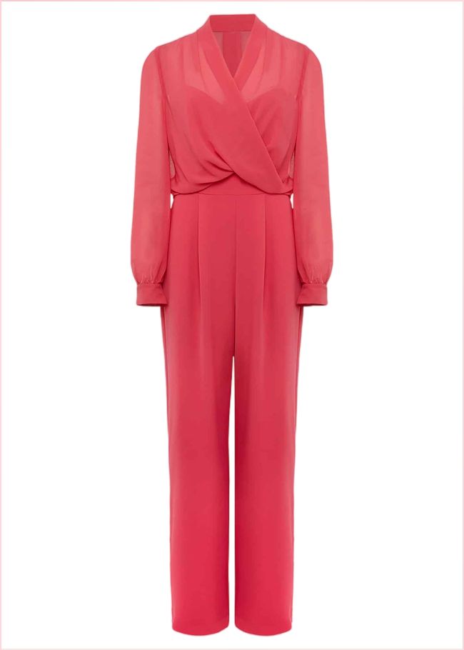  Mindy Wide Leg Jumpsuit Raspberry 221583736