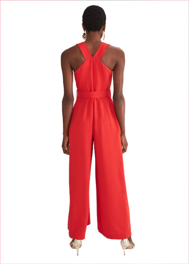  Orla Twist Neck Jumpsuit Fire 221588240