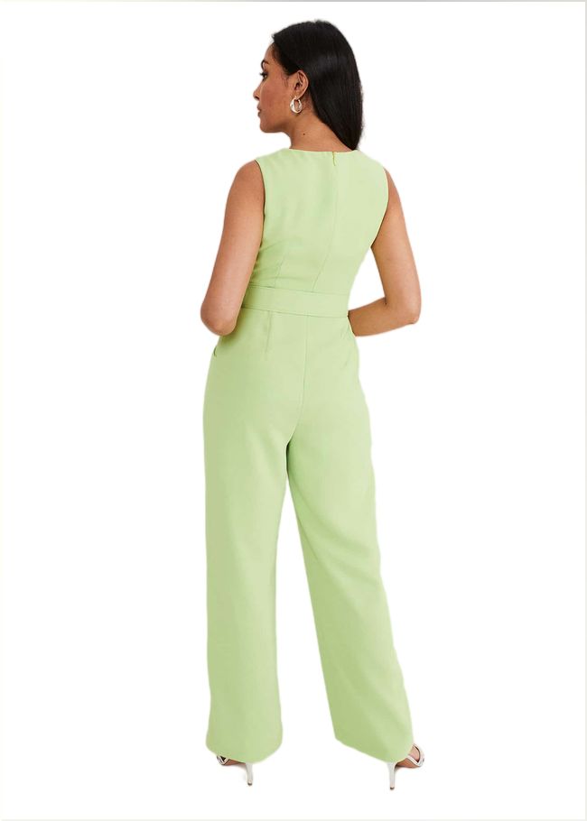  Petite Lissia Green Wide Leg Jumpsuit Apple Green 221590099