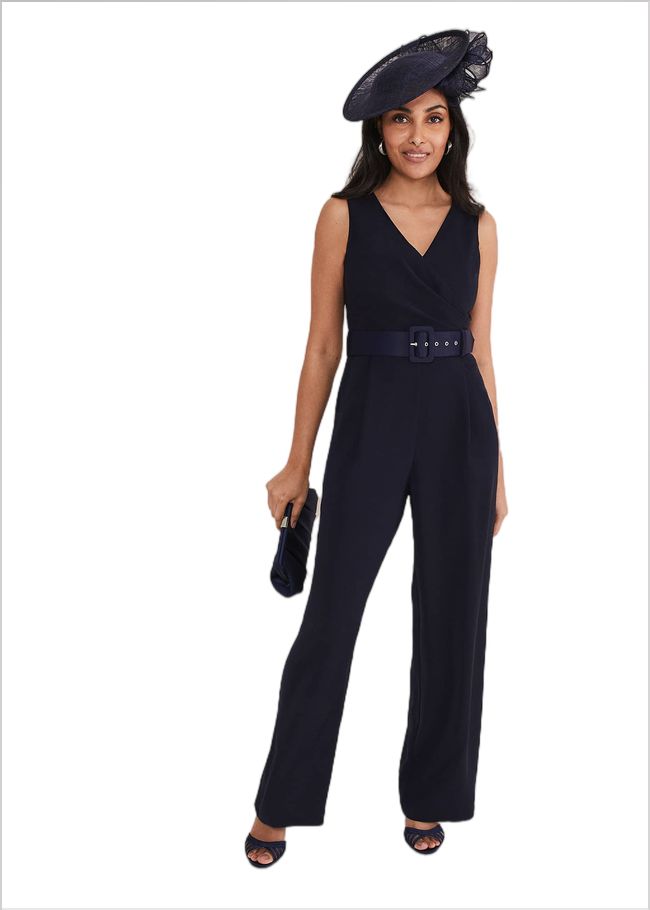  Petite Lissia Navy Wide Leg Jumpsuit Navy 221592351