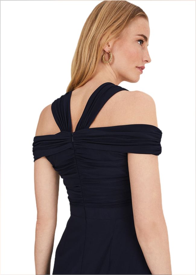  Dulce Off Shoulder Jumpsuit French Navy 221595629