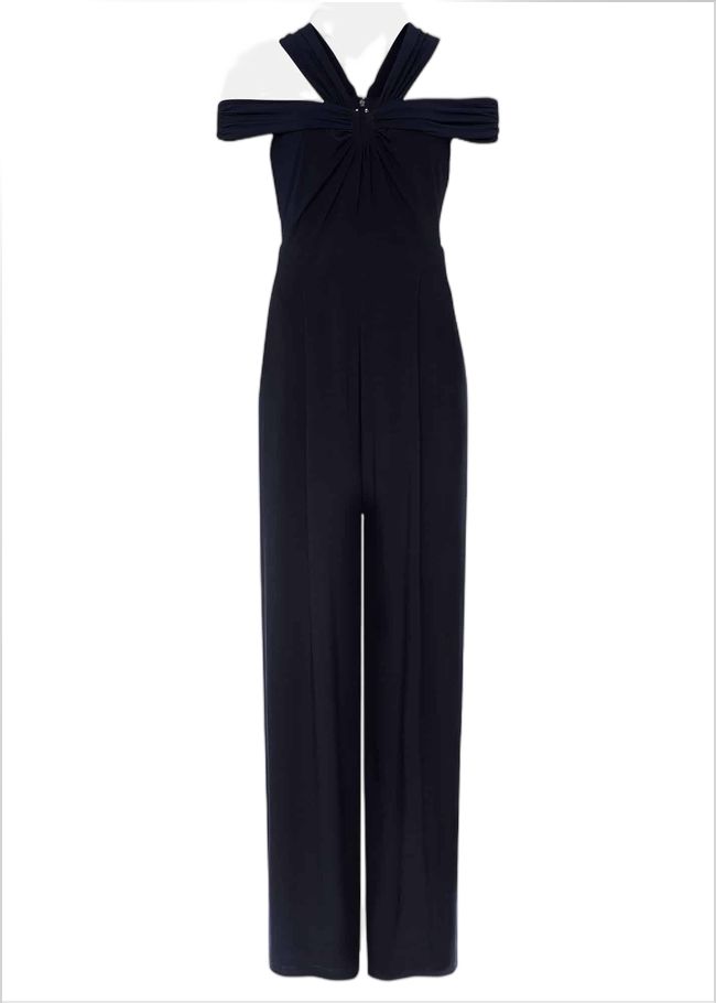  Dulce Off Shoulder Jumpsuit French Navy 221595629