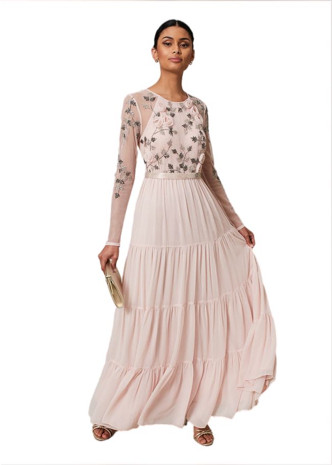  Florence Beaded Maxi Dress Antique Rose 221598840