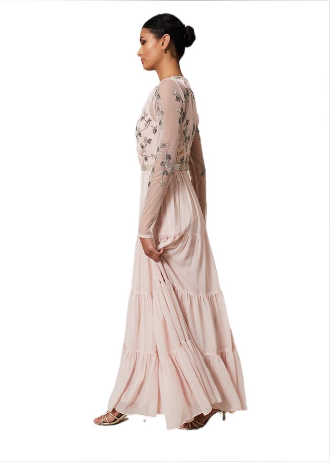  Florence Beaded Maxi Dress Antique Rose 221598840