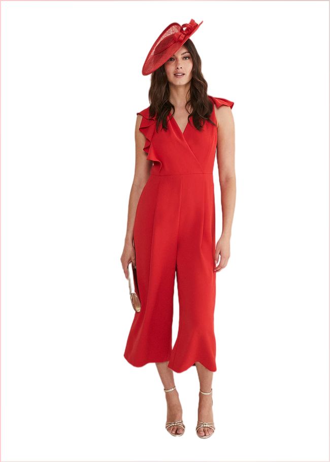  Nicky Ruffle Jumpsuit Fire 221602240