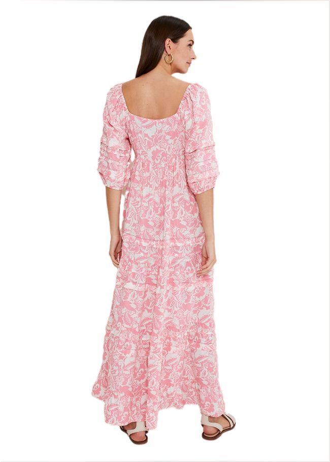  Damyana Midi Dress Pink 221613300