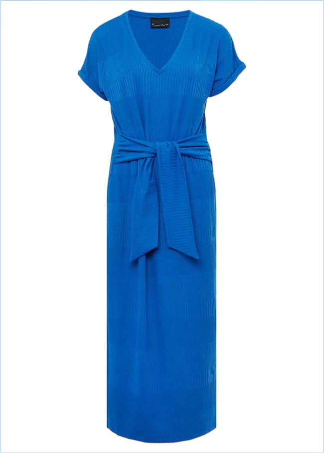  Yazmina Jersey Midi Dress Blue 221630408