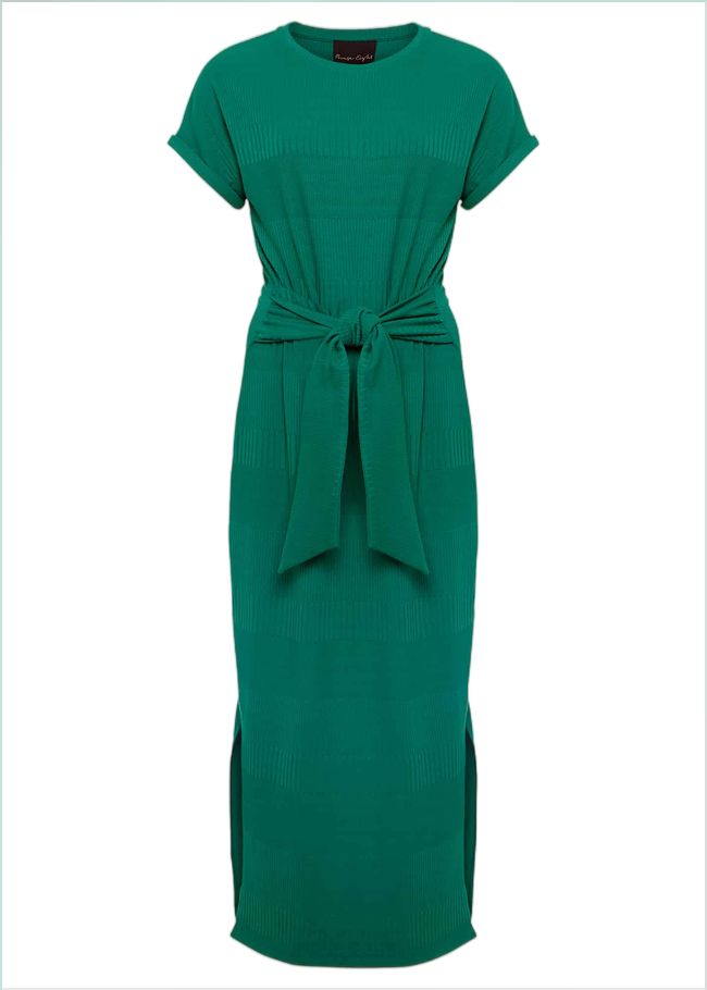  Yazmina Jersey Midi Dress Green 221632693