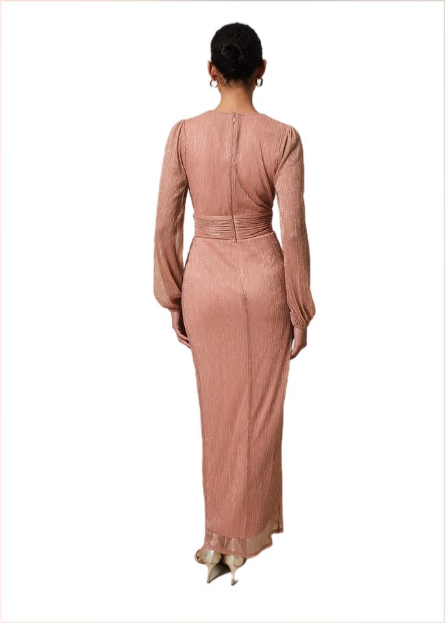  Brielle Shimmer Maxi Dress Pink 221641300