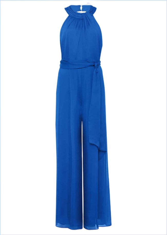  Susanna Silk Jumpsuit Blue 221646408