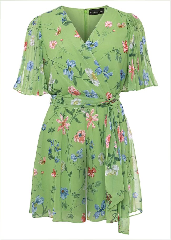  Astoria Floral Playsuit Green/Multi 221654946