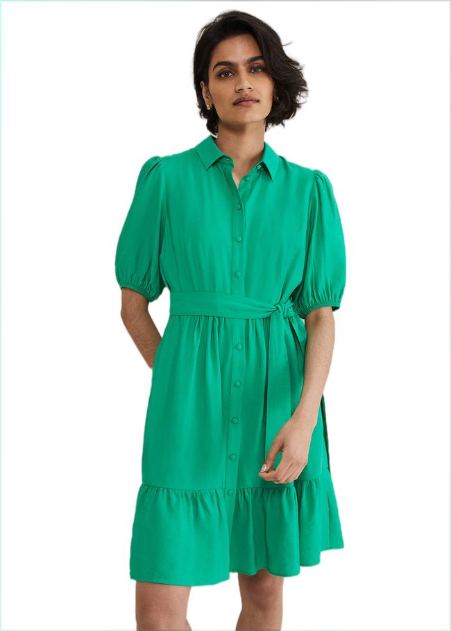  Sue Green Swing Mini Dress Green 221660693