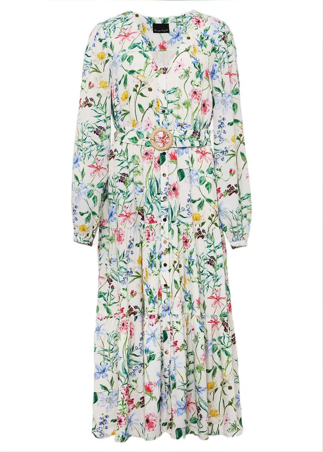  Maya Floral Midaxi Dress Ivory/Multi 221677931