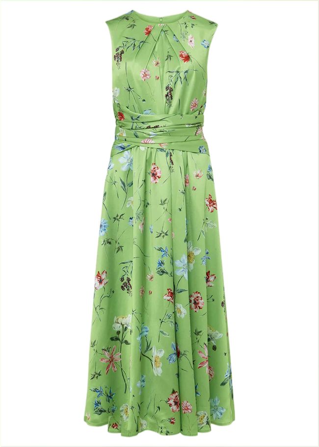  Corrin Floral Midi Dress Lime/Multi 221694592