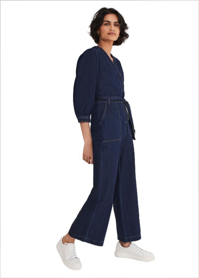  Kenza Denim Jumpsuit Indigo 221704353