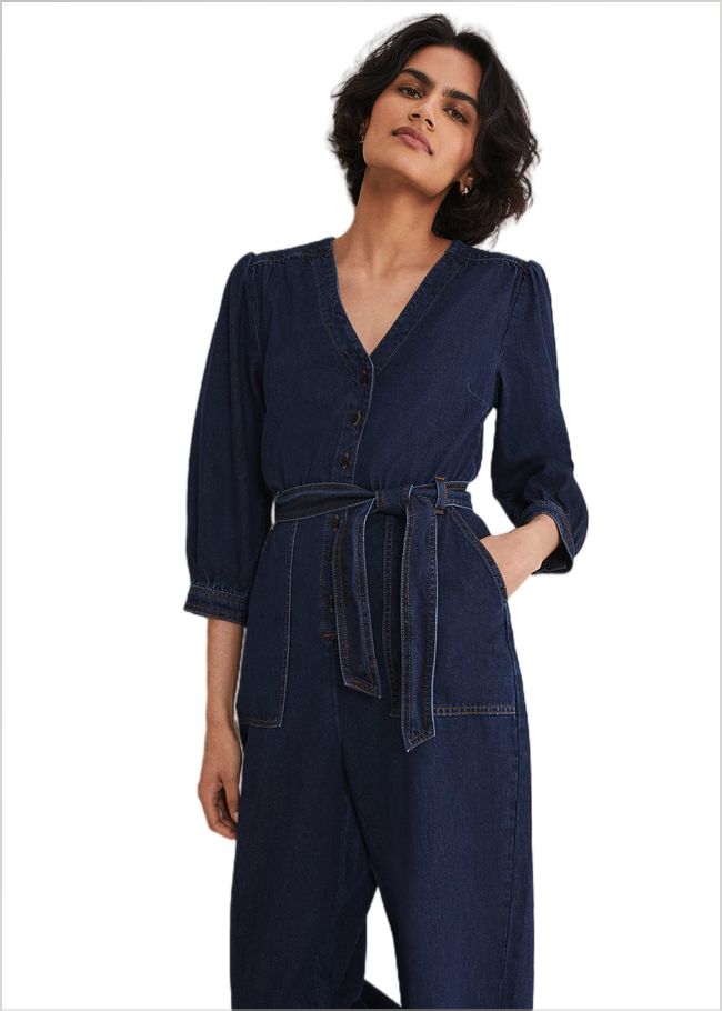  Kenza Denim Jumpsuit Indigo 221704353