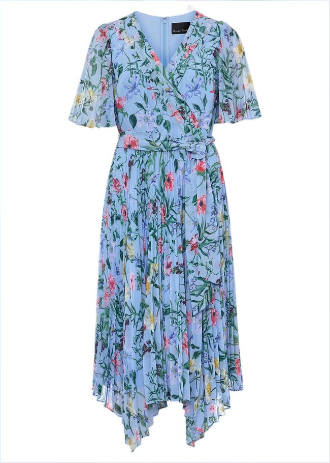  Petite Kendall Floral Midi Dress Multi-Coloured 221714000