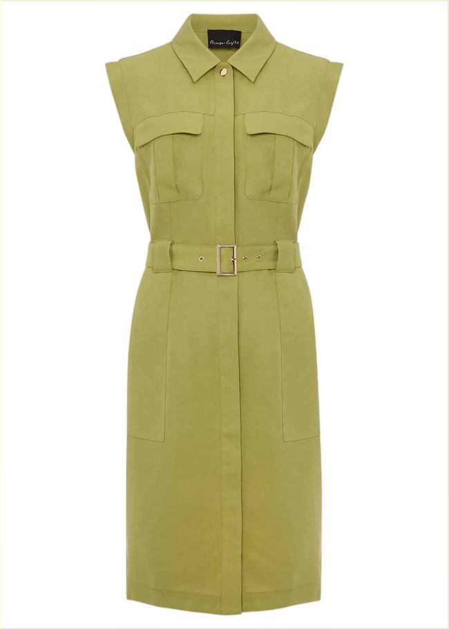  Miruna Utility Shift Dress Khaki 221715507