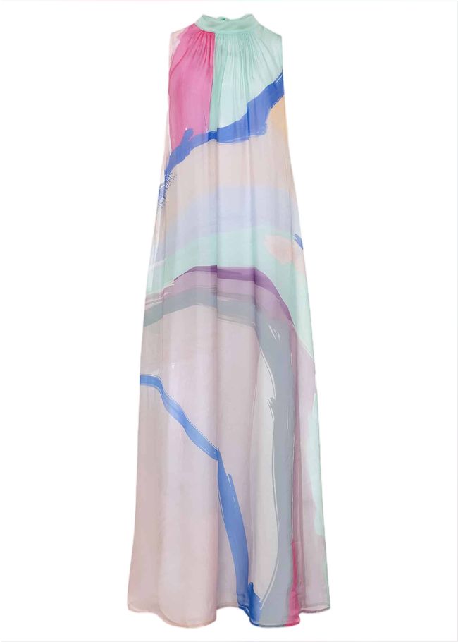  Ronnie Abstract Maxi Dress Multi-Coloured 221732000