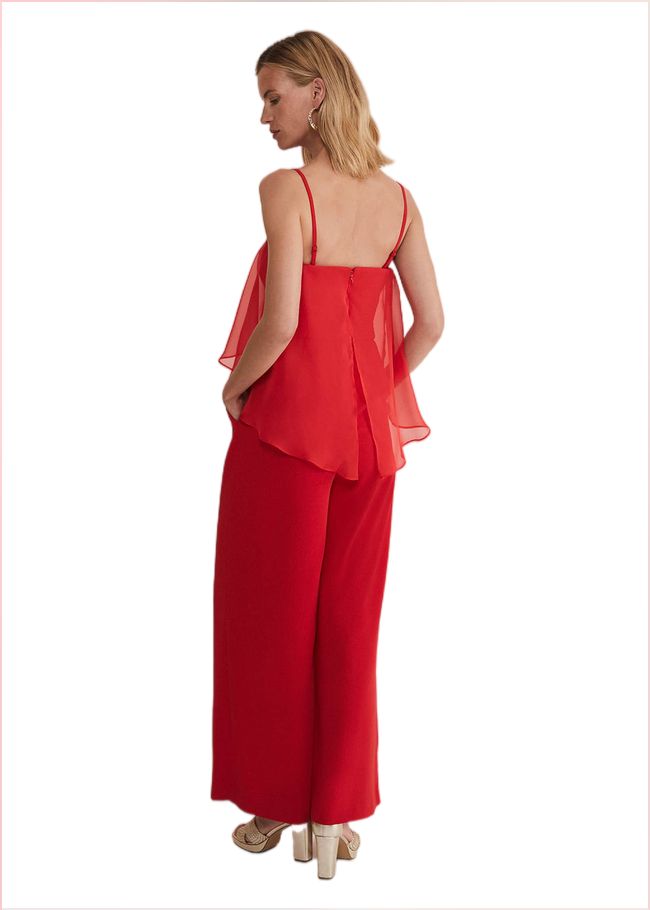  Anna Red Wide Leg Jumpsuit Fire 221736240