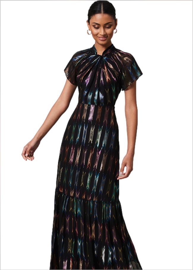  Letitia Fil Coupe Maxi Dress Multi-Coloured 221788000