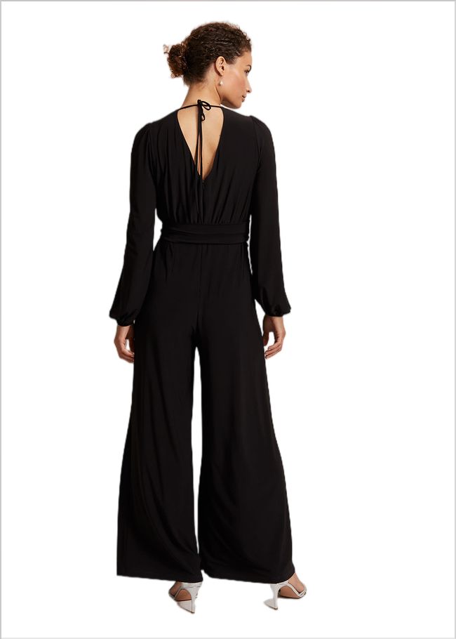  Janece Black Wide Leg Jumpsuit Black 221826050