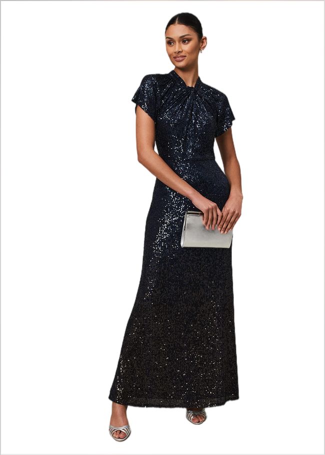  Kayla Sequin Ombre Maxi Dress Navy 221828351