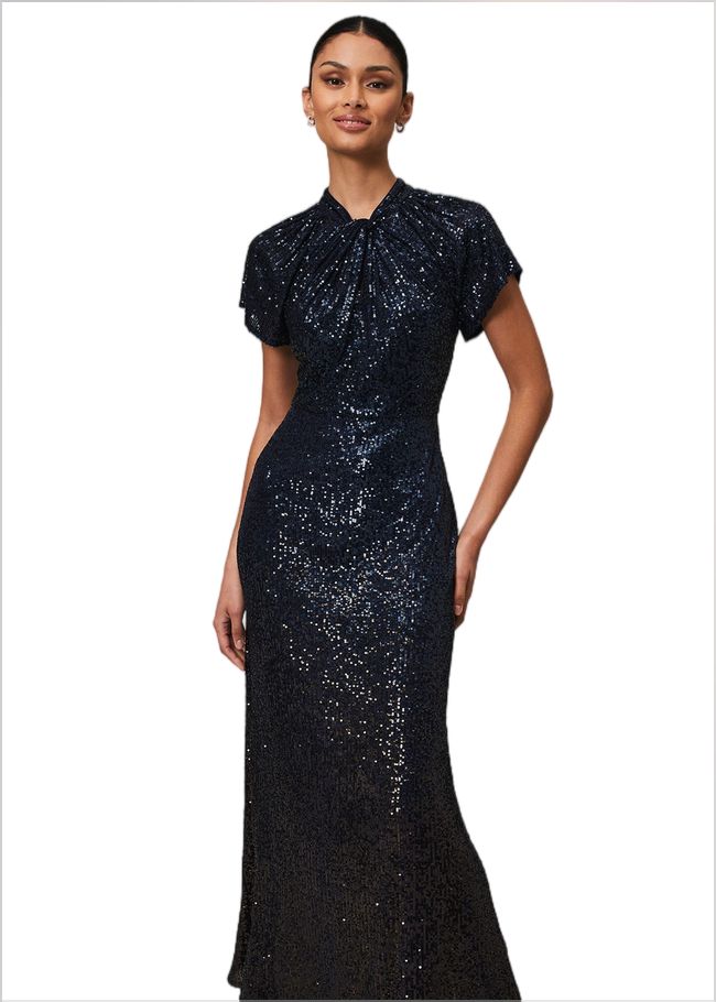  Kayla Sequin Ombre Maxi Dress Navy 221828351