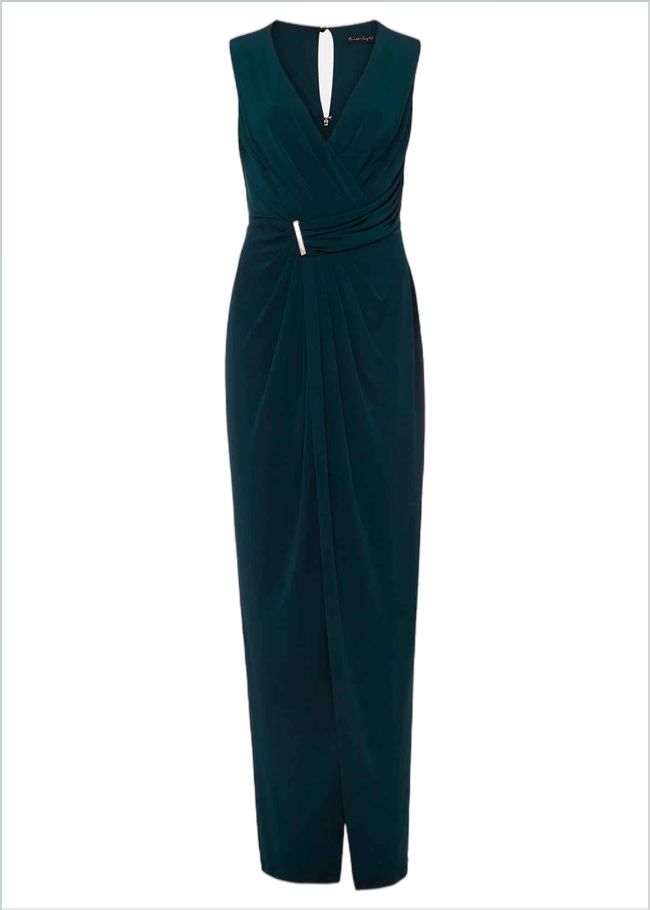  Christabel Dark Green Maxi Dress Dark Green 221835450