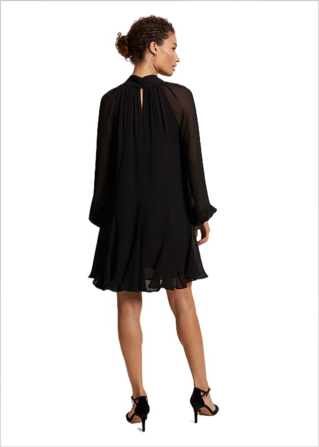  Romanna Black Swing Mini Dress Black 221836050