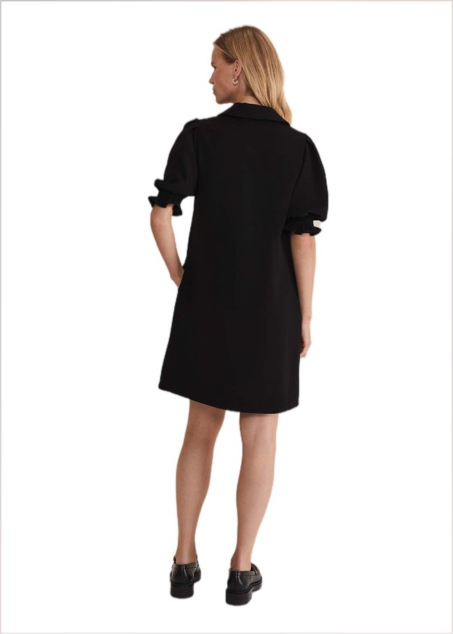  Candice Black Zip Mini Dress Black 221859050