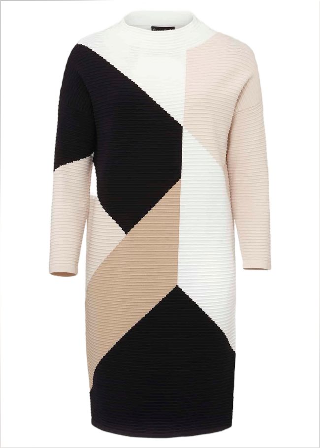  Hetty Colour Block Tunic Mini Dress Multi-Coloured 221881000