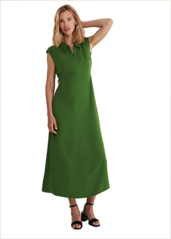  Janine Green Maxi Dress Green 221897693