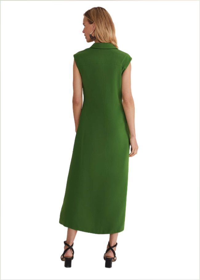  Janine Green Maxi Dress Green 221897693