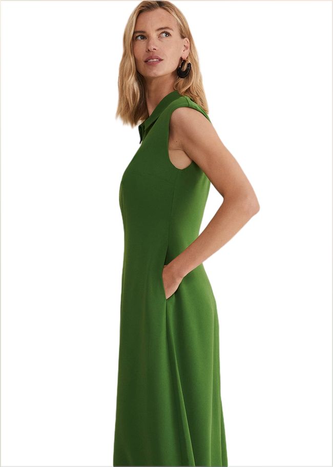  Janine Green Maxi Dress Green 221897693