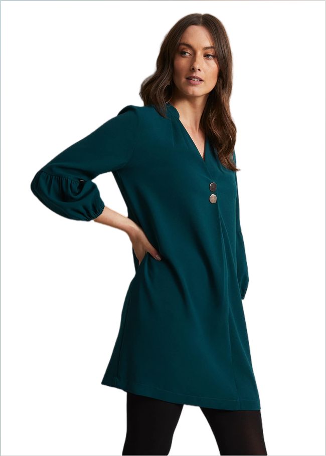  Charlotte Tunic Dress Teal 221917402