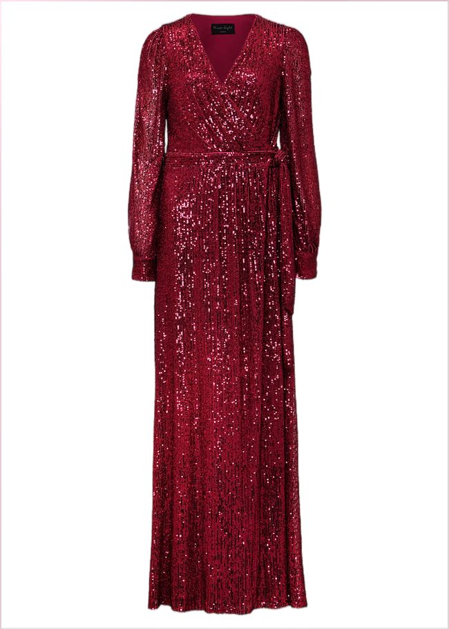  Petite Amily Pink Sequin Maxi Dress Pink 221938300