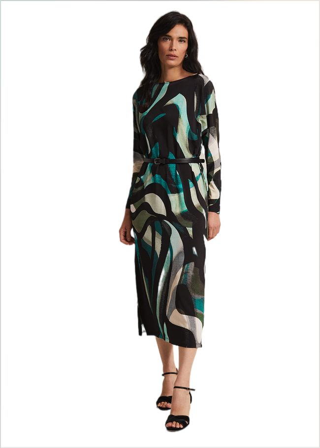  Skylah Batwing Dress Multi-Coloured 222052000