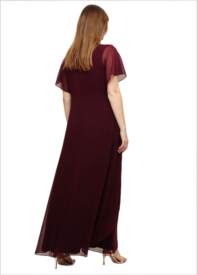  Nova Bridesmaid Maxi Dress Berry 230431720