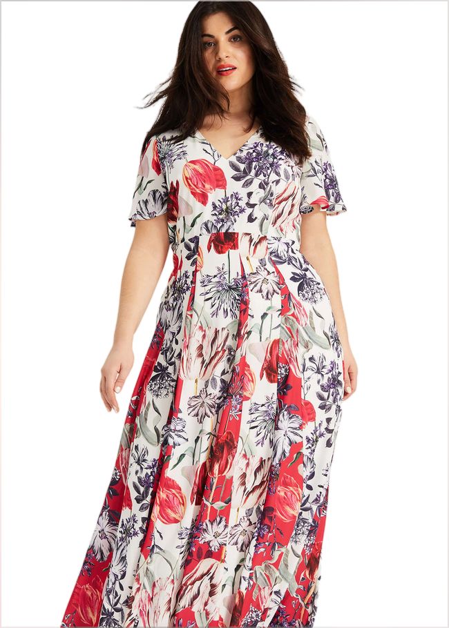  Patricia Floral Maxi Dress Multi-Coloured 230506000