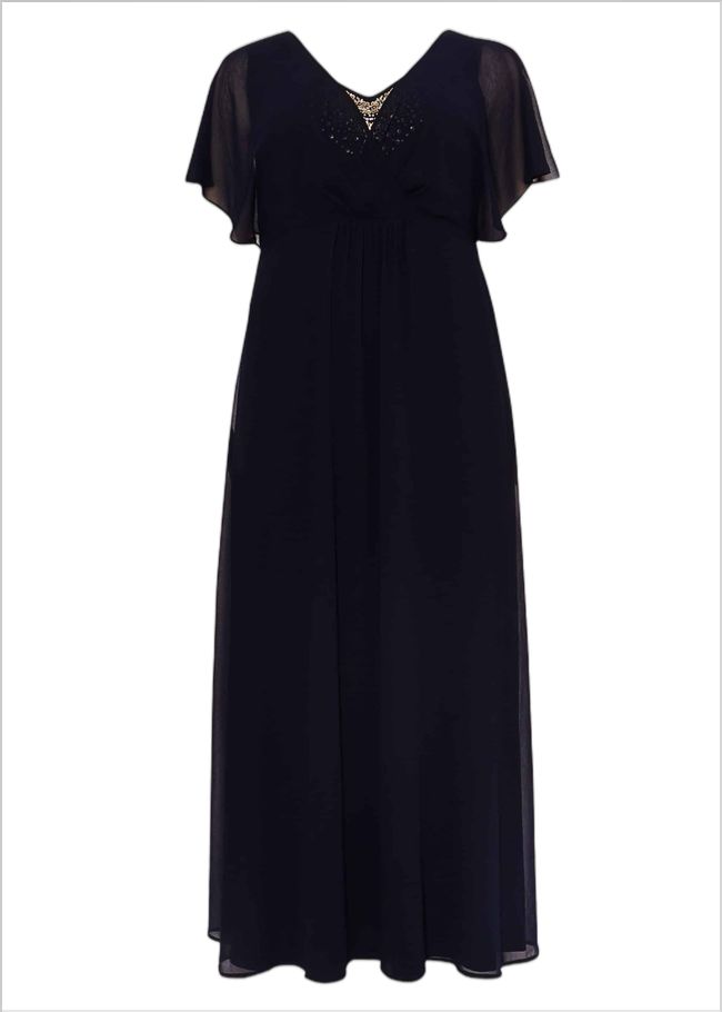  Albertina Maxi Dress Navy 230526351