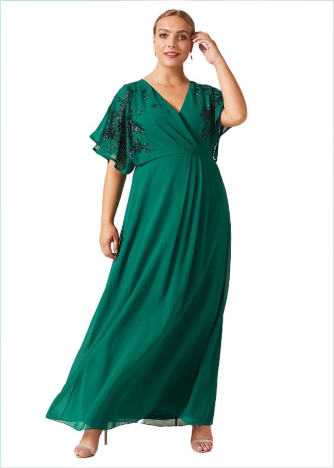  Tabitha Beaded Maxi Dress Emerald 230595832