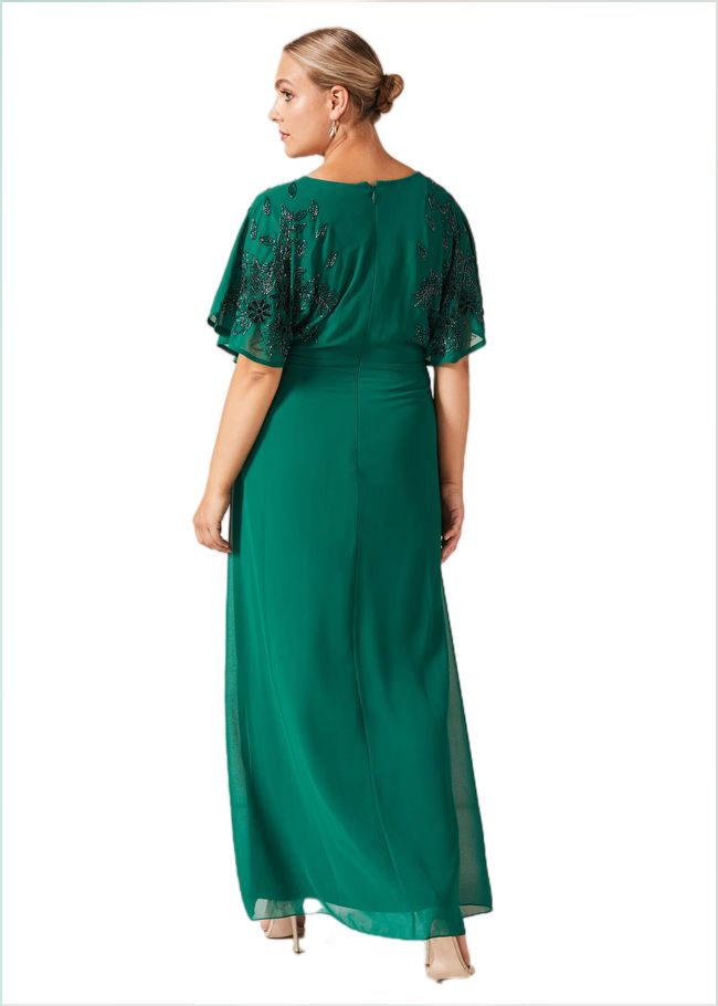  Tabitha Beaded Maxi Dress Emerald 230595832