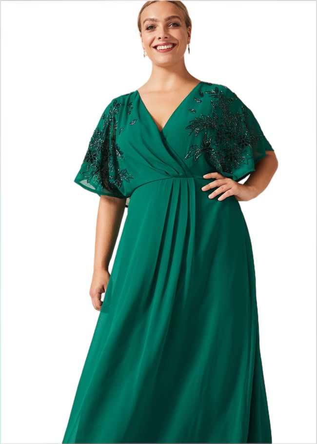  Tabitha Beaded Maxi Dress Emerald 230595832