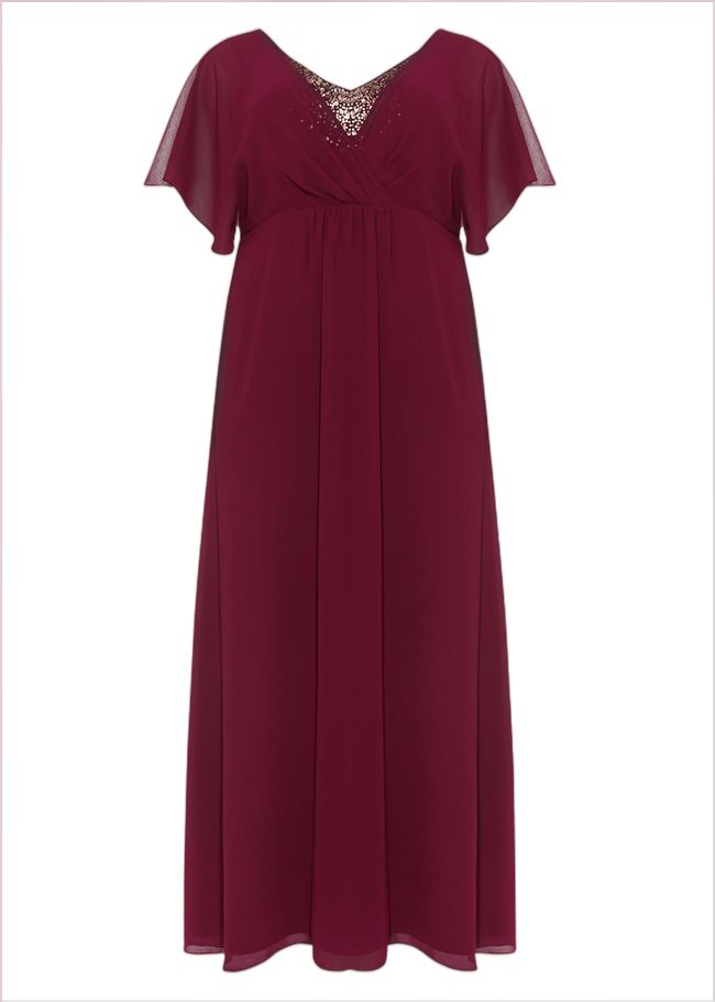  Albertina Sequin Maxi Dress Berry 230603720