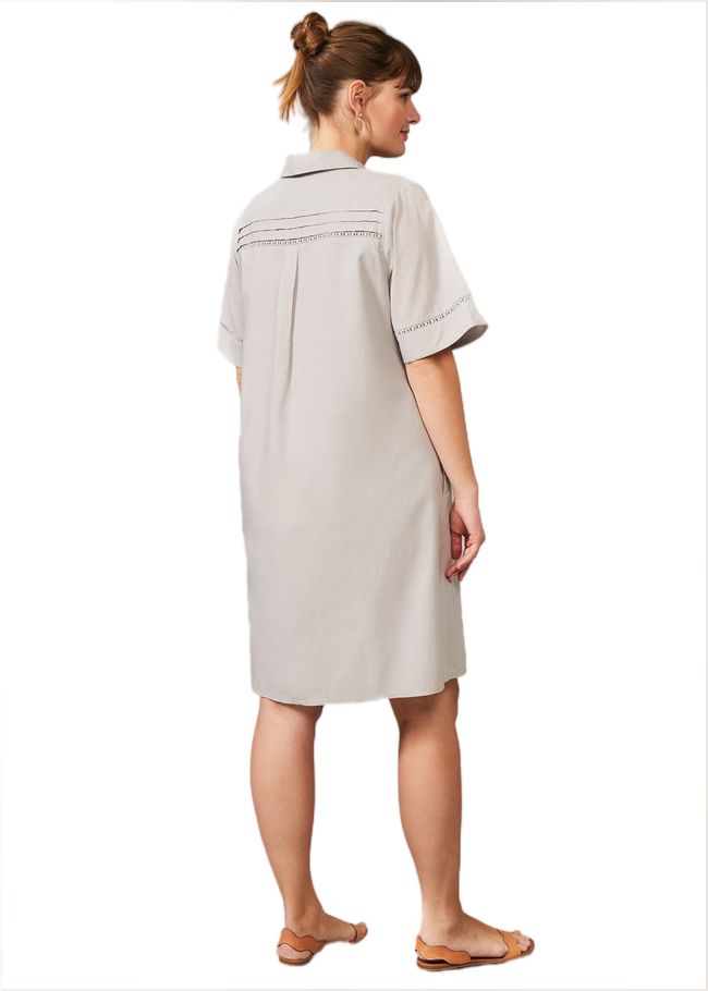  Mikayla Shirt Dress Grey 230662150