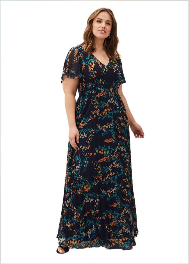  Annie Floral Maxi Dress Navy/Multi 230678493