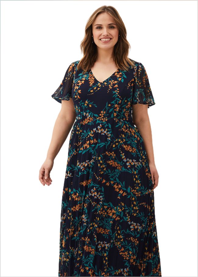  Annie Floral Maxi Dress Navy/Multi 230678493