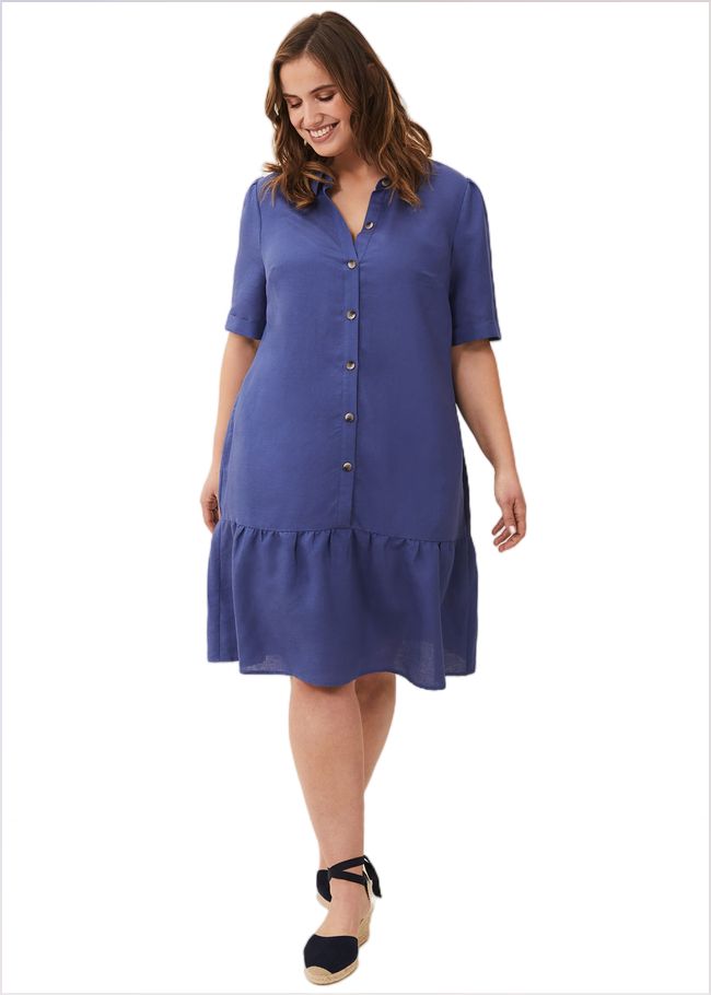  Riley Swing Dress Blue 230763408