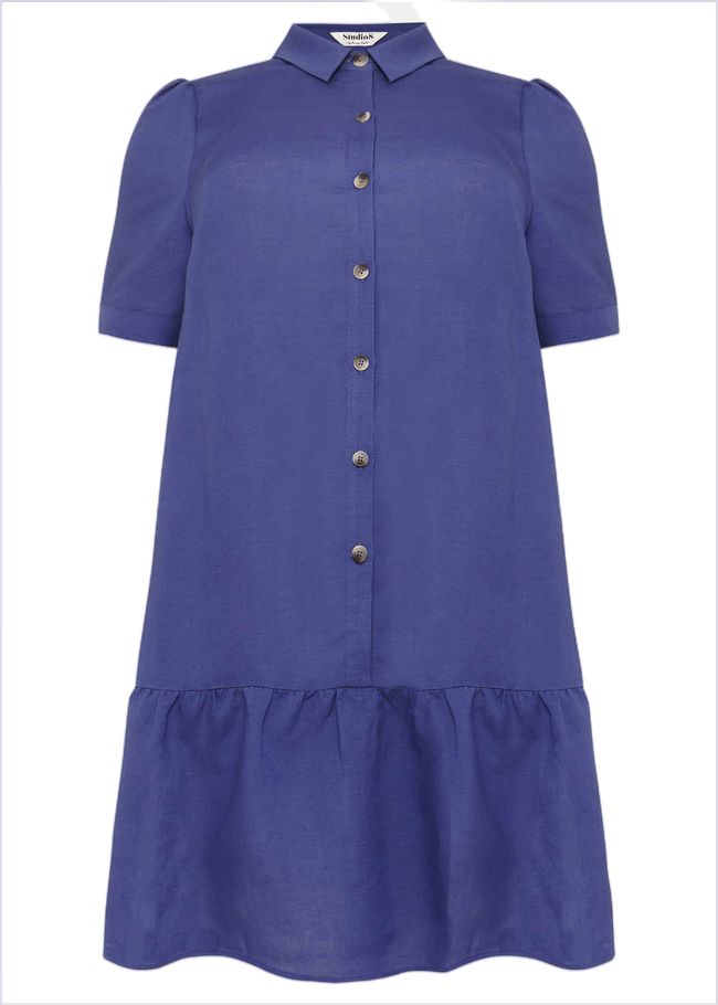  Riley Swing Dress Blue 230763408